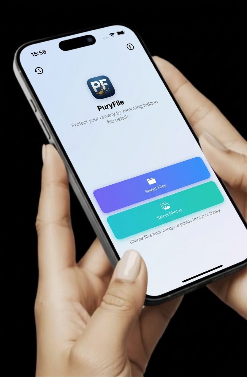 Demo document photo cleaned with PuryFile